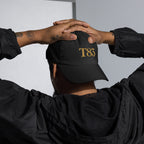 Off-Duty Dad Hat, black cap with Table 83 logo